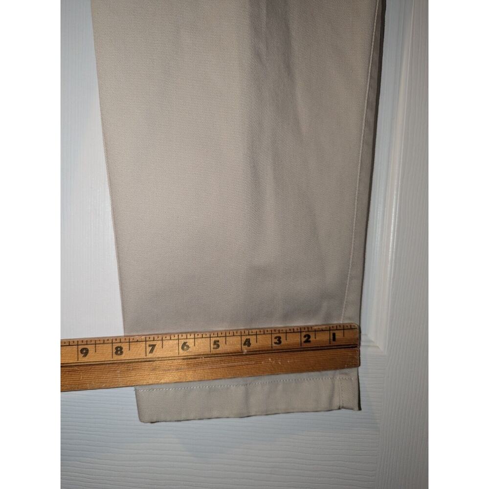 L.L. Bean Womens Pants 8 Regular Original Fit Khaki 100% Cotton EUC Bottoms - Picture 5 of 9